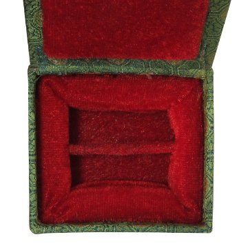 錦張り [印箱] 二顆組中（緑）1.8～2.0cm画像