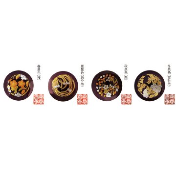 篆刻 印泥 秋景色 赤茶 2両装 国産（HO3493）の画像