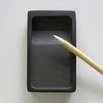 水墨画･日本画筆 [高級 隈取筆] 中 0.8×2.2cm 混毛画像