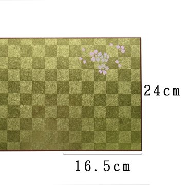 屏風 二曲屏風 金 市松模様 桜【限定品 在庫限り】の画像