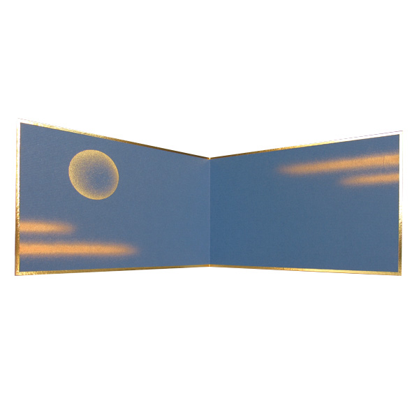 屏風 二曲屏風 月 大【完売】の画像