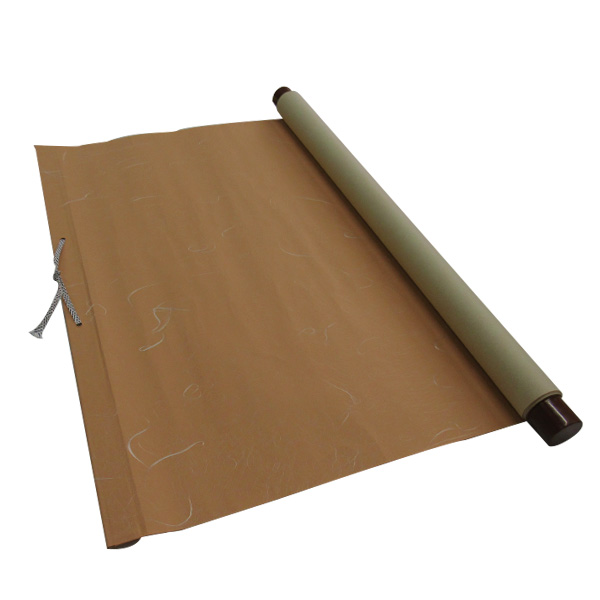 仮巻 [雲龍紙] オレンジ 半切判の画像