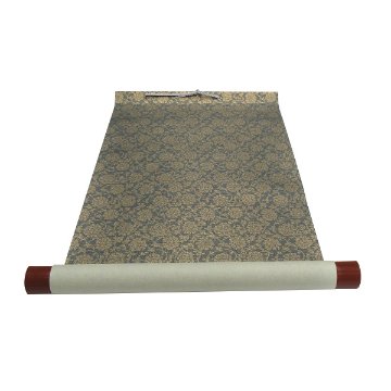 仮巻 [No.3 紺] 緞子 八ツ切判の画像