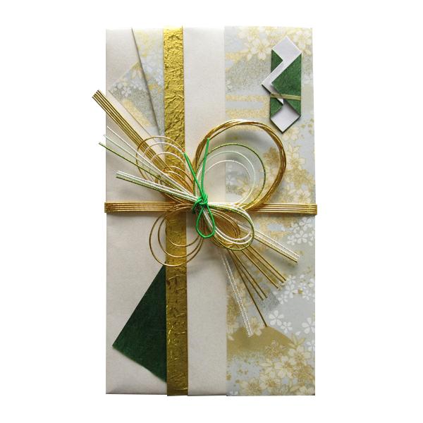 金封 御祝用 花 緑 A588の画像