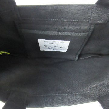 書道バッグ オリジナル [おけいこバッグ] 帆布 黒 大人用の画像