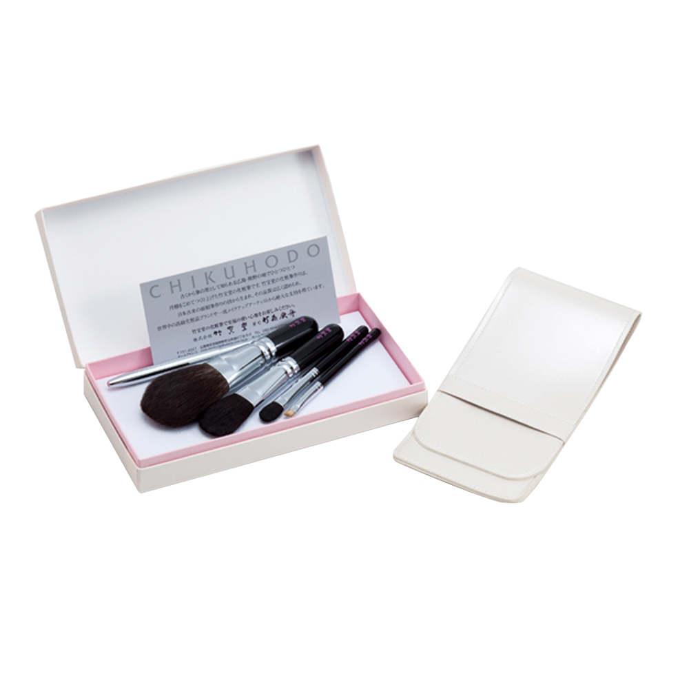 熊野筆 化粧筆 [ギフトセット] BR-4 ギフト 5点セット【在庫限り】の画像