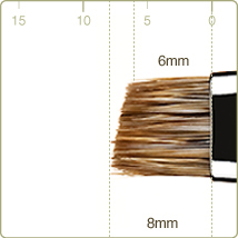 熊野筆 化粧筆 アイブロー K-4の画像