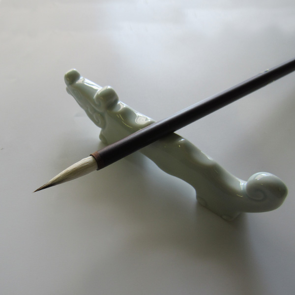 水墨画・日本画筆 [長流] 別小 0.57×2.5cm 狸 羊 鹿画像