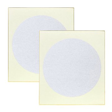 大色紙[銀潜紙特選]型もの 月形　2枚入りの画像