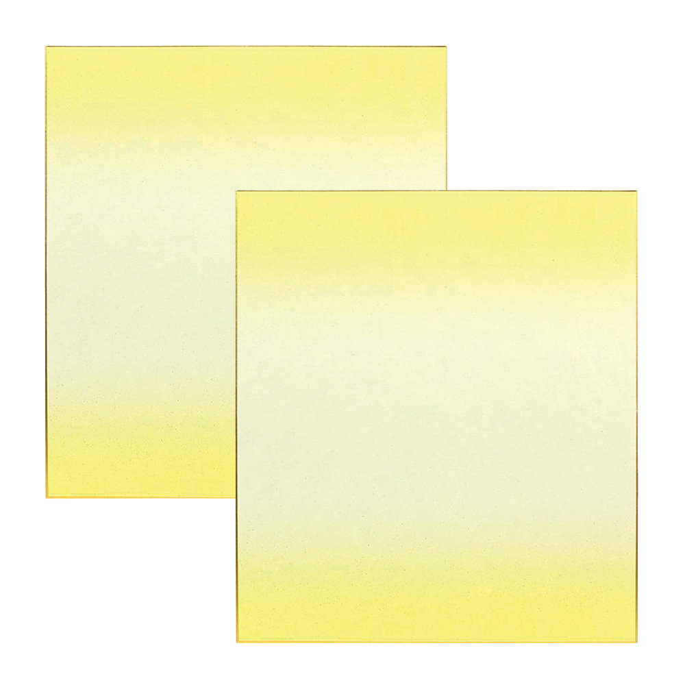 大色紙[クリームぼかし砂子入]黄　2枚の画像