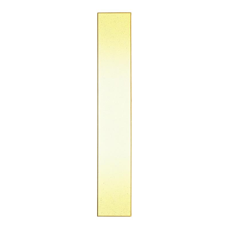 短冊[クリームぼかし砂子入]並巾　黄　1枚　ST136-3の画像