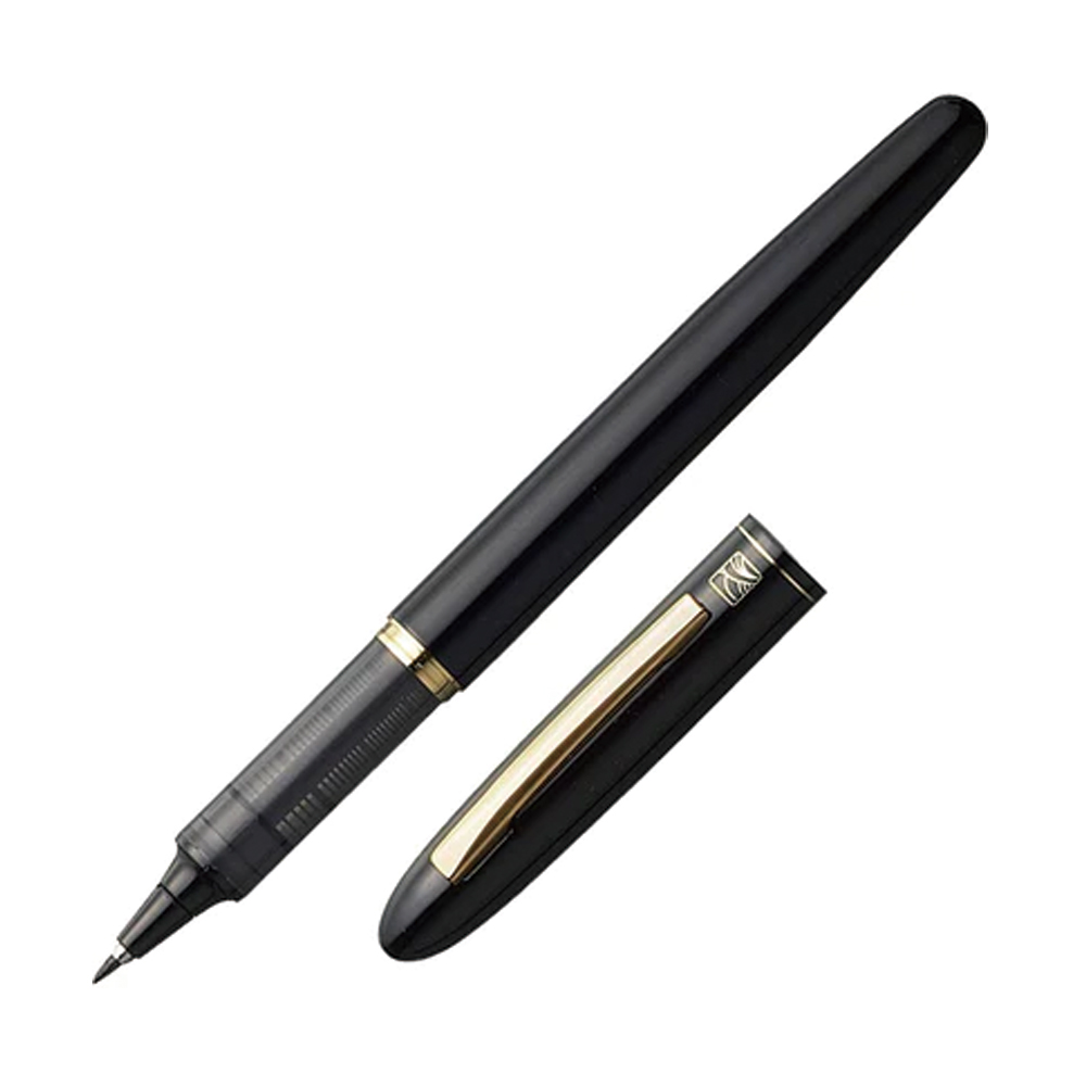 くれ竹 手紙ペン 黒軸 ER186-010の画像
