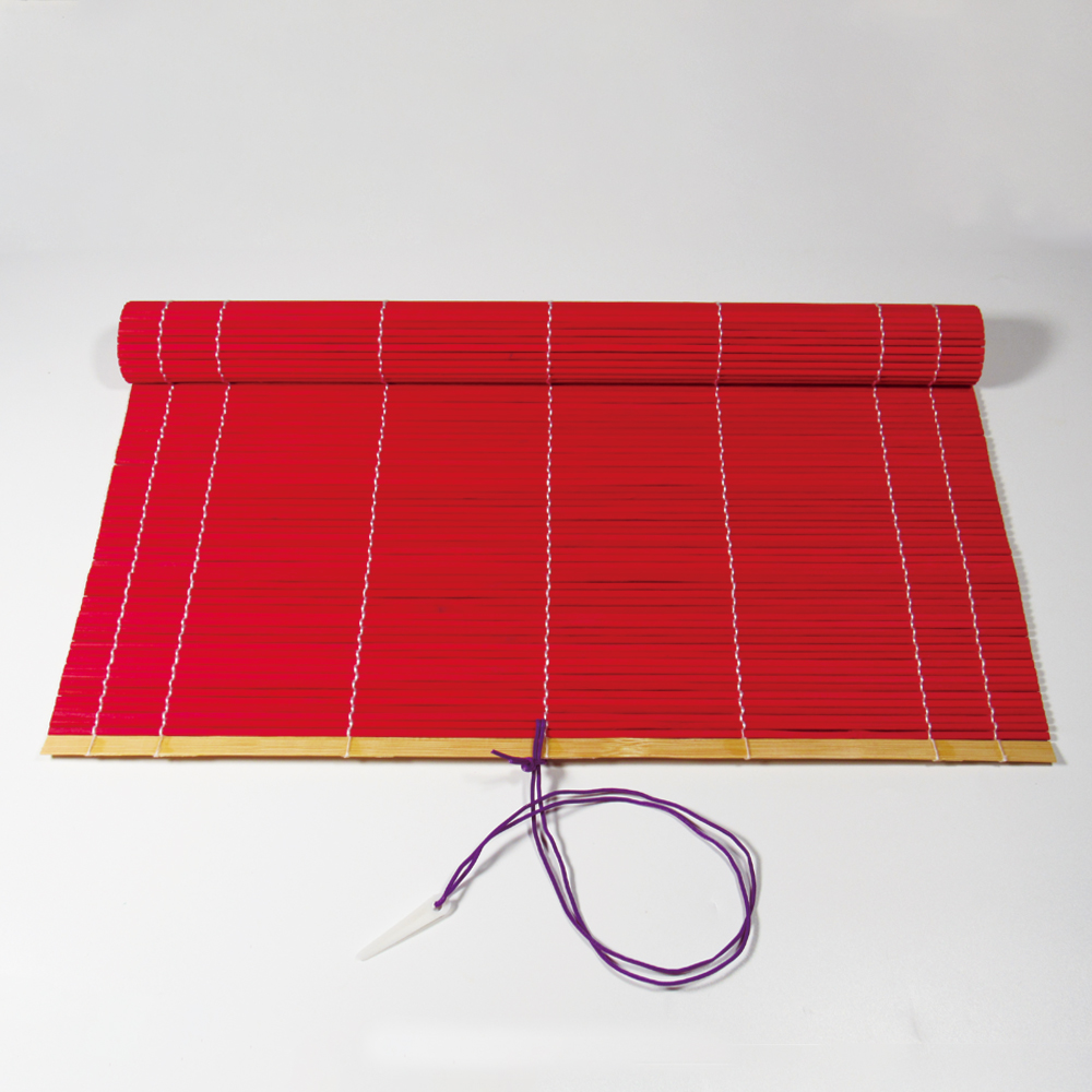 筆巻き 赤無地　30×35cmの画像