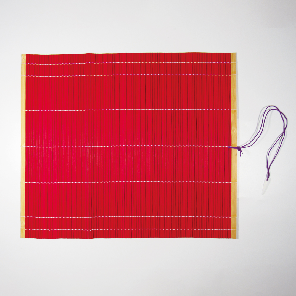 筆巻き 赤無地　30×35cmの画像