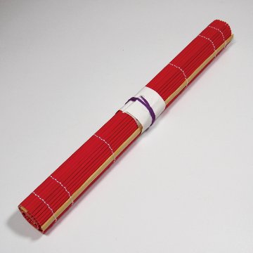 筆巻き 赤無地　30×35cmの画像