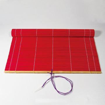 筆巻き 赤無地　30×35cmの画像