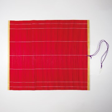 筆巻き 赤無地　30×35cmの画像