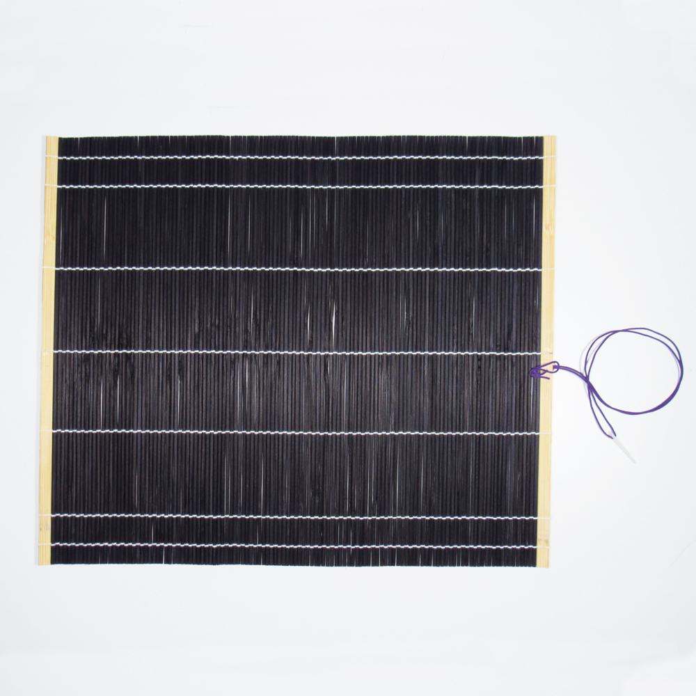 筆巻き 黒無地　30×35cmの画像