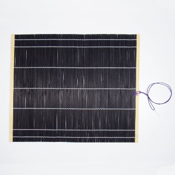 筆巻き 黒無地　30×35cmの画像