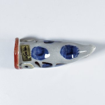 筆置き　鯉　瑠璃色　【現品限り】の画像