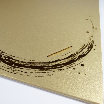 色紙掛け [京色紙掛 金彩] 大色紙 金（TC1-4）の画像