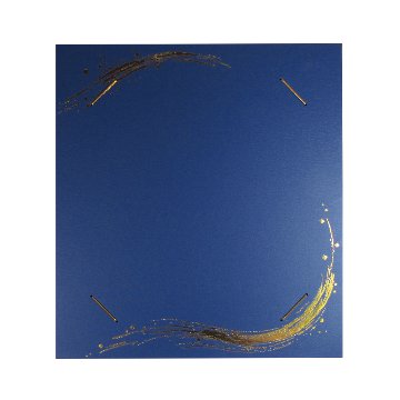 色紙掛け [京色紙掛 金彩] 大色紙 紺（TC1-6）の画像