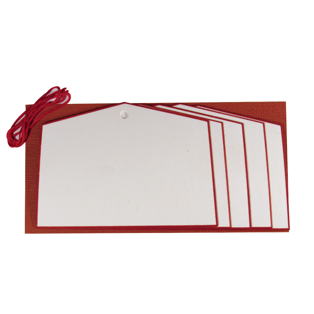 絵手紙　絵馬　本画仙　5枚セット　　【在庫限り】の画像