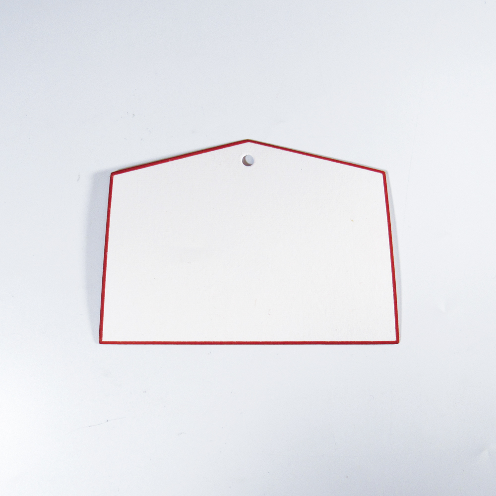 絵手紙　絵馬　本画仙　5枚セット　　【在庫限り】の画像