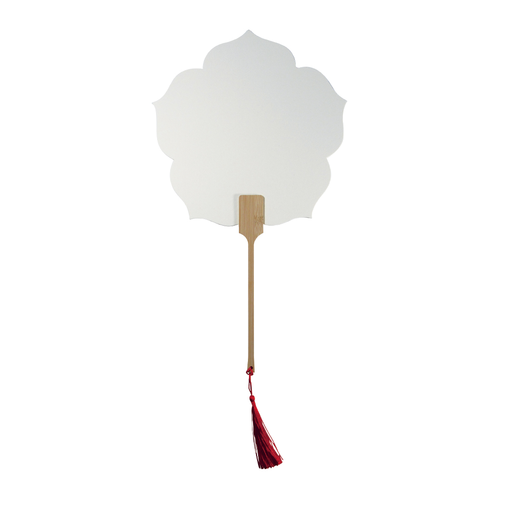 うちわ　[五花びら]の画像