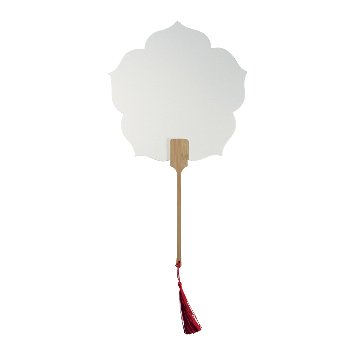 うちわ　[五花びら]の画像