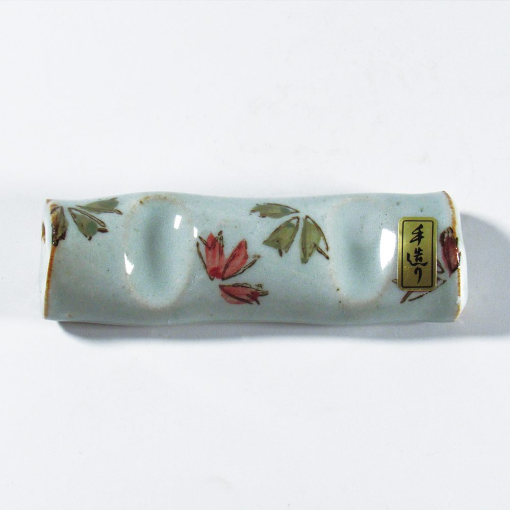 筆置き　粉引花　【現品限り】の画像