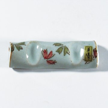 筆置き　粉引花　【現品限り】の画像