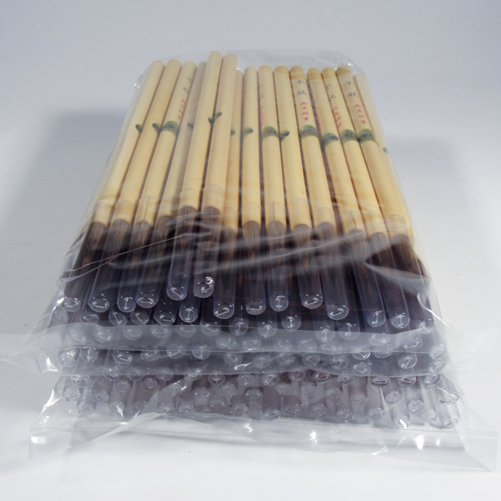 書道筆 小筆 [千秋] 100本セット 細筆 Φ6×26mm 馬 【送料無料】の画像