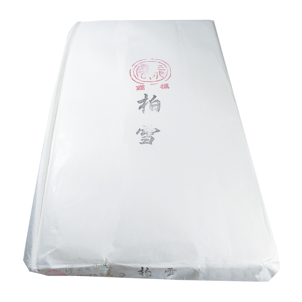 書道 半切 加工紙 [柏雪] (1.75×7.5)反＝50枚の画像