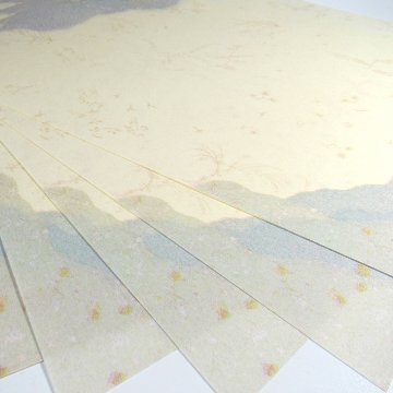 料紙 [新 きりつぎ] 中字用 半懐紙判 P=50枚の画像