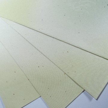 料紙 [草笛] 全懐紙判 冊=25枚　細字かな　中字かな　絹目加工の画像