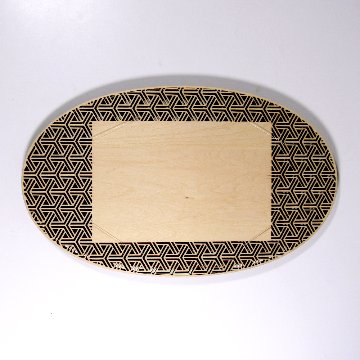 はがき はがき掛け 組子調はがき掛 はがき立 [楕円] 組亀甲 はがき掛 葉書 ハガキの画像