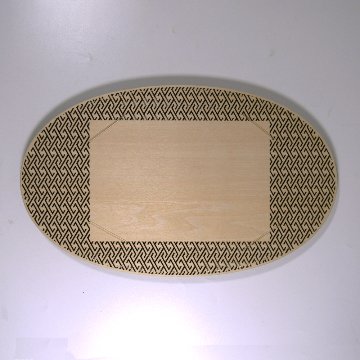 はがき はがき掛け 組子調はがき掛 はがき立 [楕円] 工事繋ぎ はがき掛 葉書 ハガキの画像