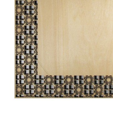 色紙 組子調色紙掛 [角] 角麻の葉 大色紙 色紙掛けの画像