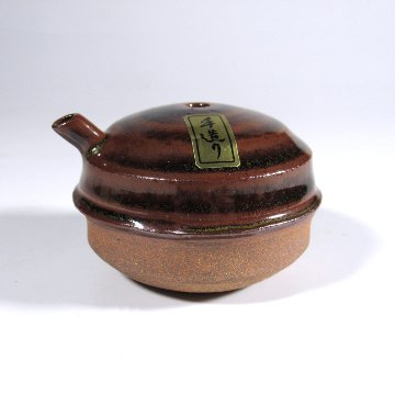 書道 水差し 水滴 アメ釉 飴釉（あめゆう）陶磁器【現品限り】の画像