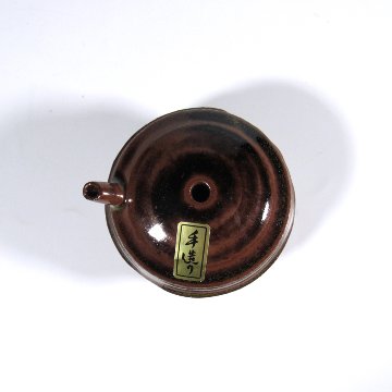 書道 水差し 水滴 アメ釉 飴釉（あめゆう）陶磁器【現品限り】の画像