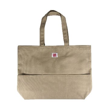 書道バッグ [ 倉敷帆布 トートバッグ ] F6 ベージュ（中紐ピンク）大人用【送料無料】の画像