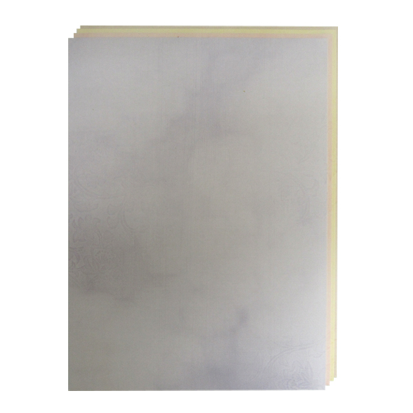 かな料紙 仮名料紙 料紙 [五色料紙] 大花唐草 半紙判 冊＝25枚の画像