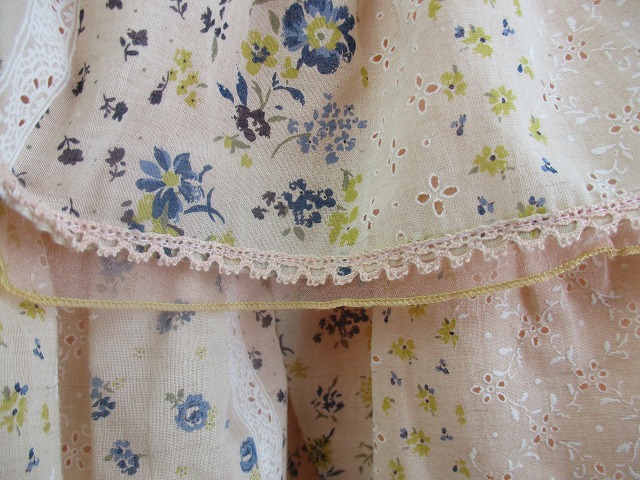 麻の3段ドレス100の画像