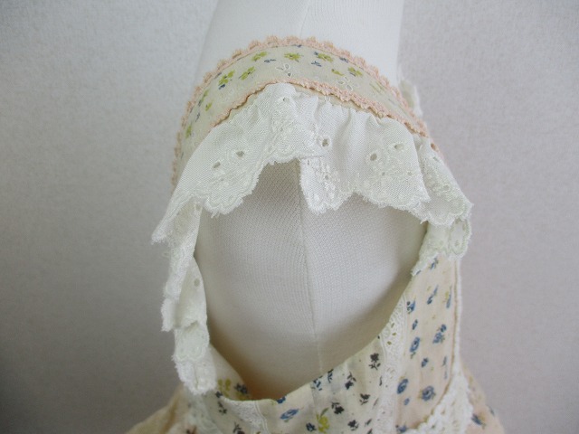 麻の3段ドレス100の画像