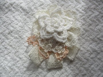 麻の3段ドレス100の画像