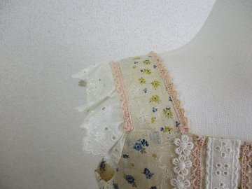 麻の3段ドレス100の画像