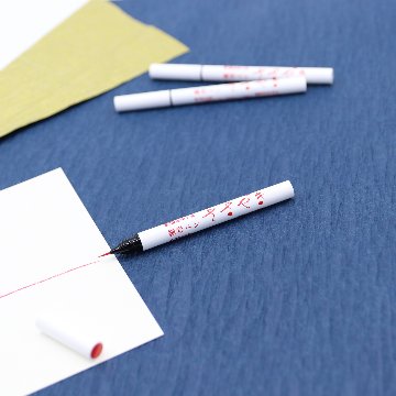 細彩ペンささやき『赤』／同色3本セットの画像