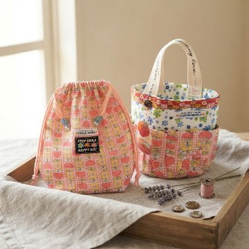 まんまる筆ペンケース/袋付きの画像