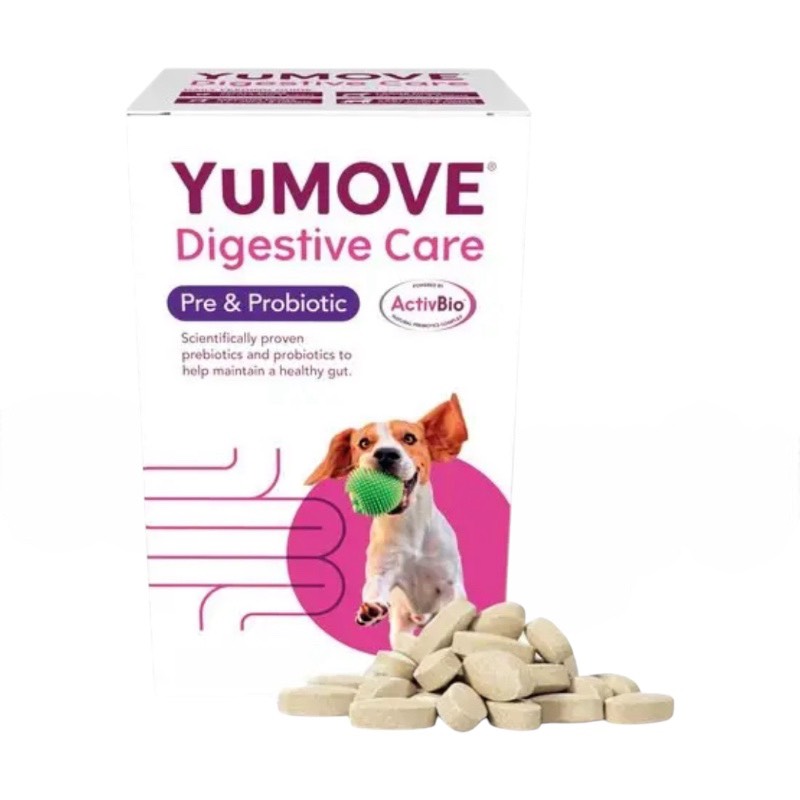 【犬用】YuMOVE ディジェスティブケア プレ＆プロバイオティクス　消化サポートサプリメントの画像